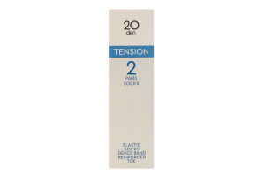 Носки женские Conte elegant Tension 20den 23-25 natural 2пары