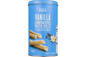 Ahold Simply Enjoy European-Style Wafer Rolls Vanilla
