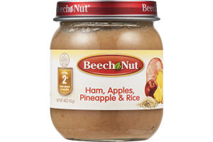 Beech Nut Stage 2 Ham, Apples, Pineapple & Rice