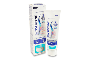 Паста зубная с фтором Клиническое отбеливание Sensodyne 75мл