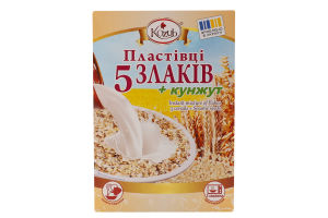 Пластівці 5 злаків+кунжут Козуб продукт к/у 600г