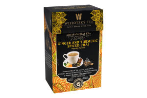 Чай черный Wissotzky Tea SpicedChai имбирь-куркума