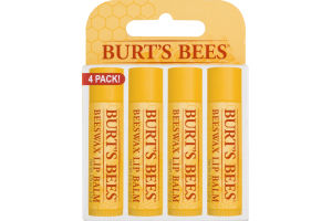 Burt's Bees Beeswax Lip Balm - 4 CT