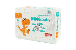 Підгузники для дітей 11-25кг 5 Dinobaby 36шт