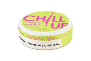 Подушечки никотиносодержащие бестабачные для орального использования с подсластителями Chill Up Citrus splash 20шт