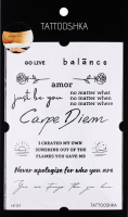 Тату Tattooshka Carpe Diem