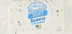 Брынза 42% из козьего молока с зеленью Rory кг
