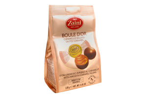 Цукерки Zaini Boule d'oro з солоною карамеллю