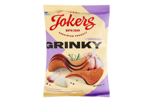 Грінки житньо-пшеничні Часник Jokers м/у 80г
