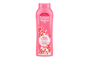 Гель д/душу Полуничний крем 650мл Tulipan Negro