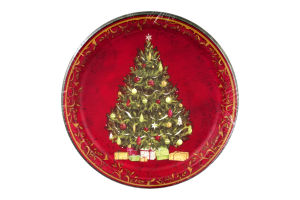 Smart Living Holiday Paper Plates Living Majestic Tree 8 3/4in - 8 CT