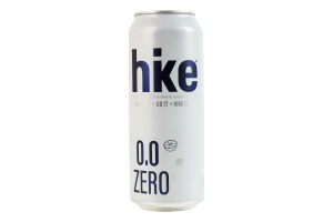 Пиво специальное 0.5л 0.5% безалкогольное светлое пастеризованное Zero Hike ж/б