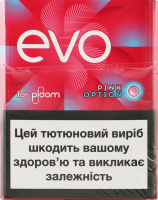 Изделия табакосодержащие для электрического нагревания с фильтром EVO Pink option 20шт