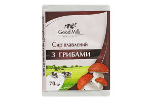 Сыр плавленый 35% с грибами Good Milk м/у 70г