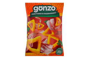Треугольники кукурузные со вкусом бекона Gonzo м/у 40г