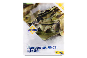Лист лавровый сухой целый ЛотОК м/у 10г