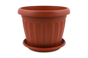Горщик д/квітів Терра теракотовий 17*13см з підставкою Алеана
