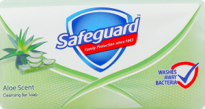 Мыло твердое с ароматом алоэ Safeguard 90г