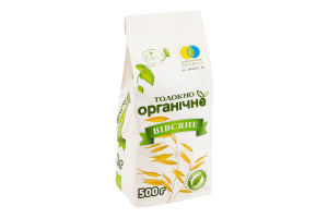 Толокно овсяное органическое Kozub organic м/у 500г