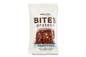 Цукерка в чорному шоколаді Hazelnut Protein bites Healthy Choice м/у 14.5г