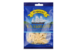 Кальмары сушёные солёные Морські м/у 15г
