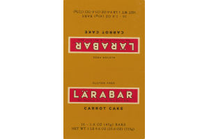 Larabar Fruit & Nut Food Bar Carrot Cake - 16 CT