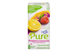 Crystal Light Pure Sweetened Drink Mix Raspberry Lemonade - 7 CT