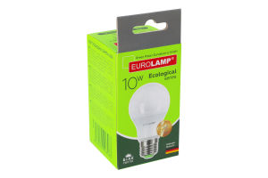 Лампа світлодіодна 10W E27 4000K Ecological Eurolamp 1шт