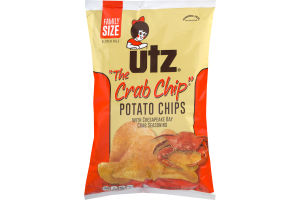 Utz The Crab Chip Potato Chips Family Size