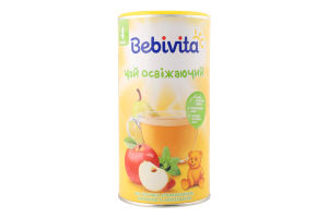 Чай для дітей від 4міс сухий швидкорозчинний освіжаючий Bebivita тубус 200г