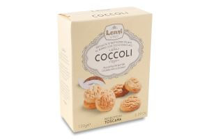 Печиво здобне тосканське з кокосовою стружкою Coccoli Lenzi к/у 150г