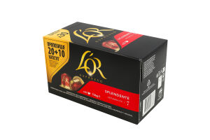 Кава натуральна смажена мелена в капсулах Splendente Espresso L’OR к/у 156г