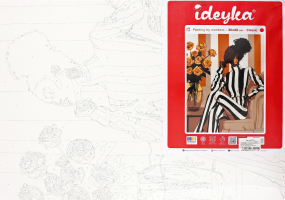 Набір д/розпису по номерам 30*40см в асортименті Ідейка