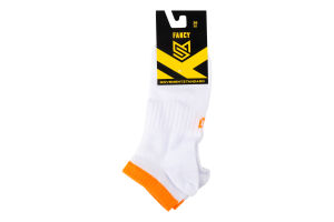 Шкарпетки MovementStandard Fancy №MS M0305S 49 38-41 білий-помаранчевий