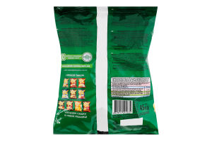 Изделия фигурные неглазированные с добавками со вкусом бекона Салют м/у 45г