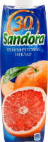 Нектар неосветленный пастеризованный грейпфрутовый Коктейльная коллекция Sandora т/п 950мл