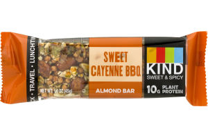 STRONG & KIND Almond Protein Bar Honey Smoked BBQ