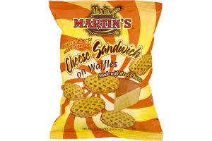 Martin's Cheese Sandwich On Waffles