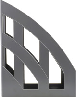 Лоток для бумаг вертикальный серый №ЛВ-01 КиП 1шт