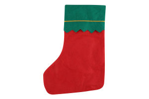 Прикраса декор Шкарпетка д/подарунк 17*36см 985751