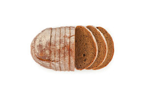 Хлеб половинка в нарезке ржано-пшеничный Гетманский Цар хліб м/у 350г