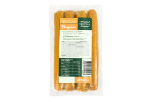 Сосиски рослинні Бангалорські Vegetus в/у 250г