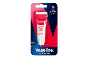 Бальзам для губ розовый Блеск и смягчение Vaseline 10г