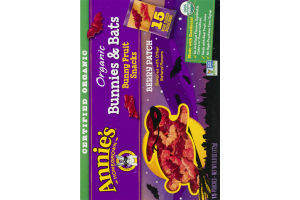Annie's Homegrown Organic Bunnies & Bats Bunny Fruit Snacks Berry Patch - 15 CT