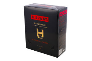 Чай чорний байховий дрібний Golden Ceylon Exclusive Hillway в/с к/у 100х2г