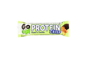 Батончик з арахісом і карамеллю вкритий молочним шоколадом Crisp Protein Go On Nutrition м/у 50г