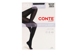 Колготки женские Conte elegant Velvety&Soft Episode 80den 5 nero