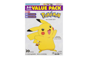Betty Crocker Pokemon Fruit Flavored Snacks - 20 CT