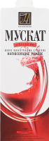 Вино Натхнення Мускат Царський 1 л т/пак. рожев. (Агро-Дар)
