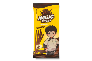 Соломка глазированная со вкусом шоколада Magic sticks KBV м/у 60г